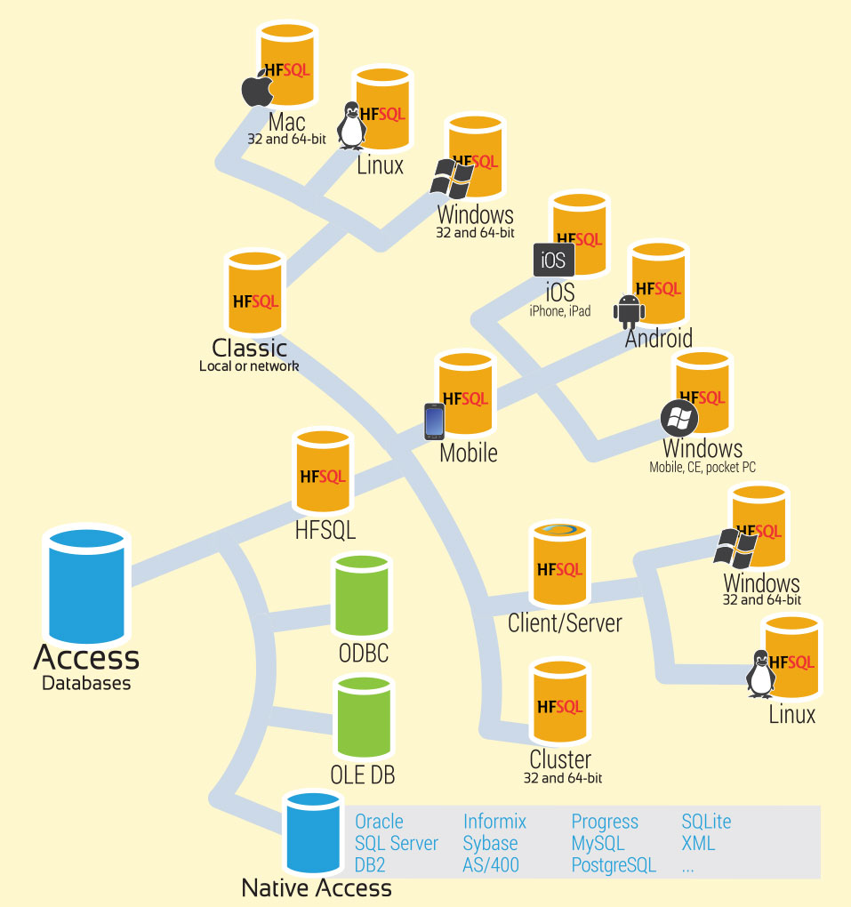 HFSQL Cross platform